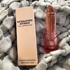 NEW! Sophia + Mabelle 2-in-1 Lipstick Balm - Color:Topless